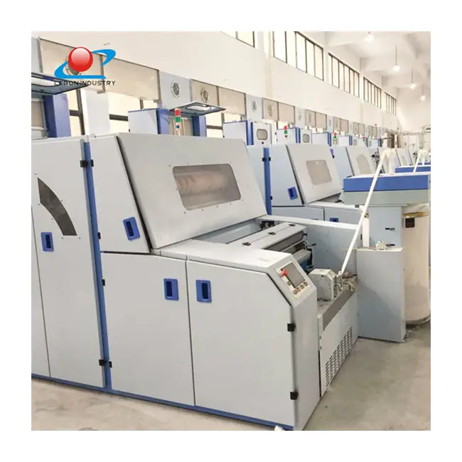 Máquinas têxteis máquina de carding de algodão usado na linha de produção giratória