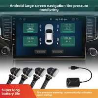 Sensor TPMS Navigasi Android Sensor Terintegrasi Layar Digital Bertenaga USB Keamanan Run-Flat Rentang 0-8 Bar