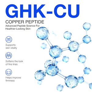 Crème pour le visage au peptide de cuivre, tripeptide de cuivre, hyaluronate de sodium, panthénol, crème hydratante et lissante pour le visage - Product Image 4