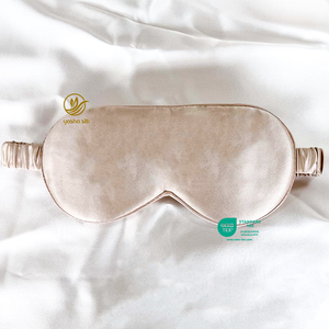 100% Pure Mulberry Silk Eyemask 3D Counter No Press Silk Sleep Mask 6A Grade Fiber Avec OEKO-TEX Silk Eyemask - Product Image 6