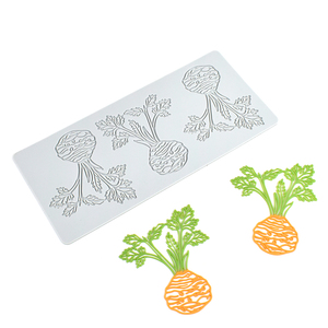 Moules en silicone pour bonbons gélifiés, moules de cuisson de cuisine, tapis de pâtisserie ronds à dentelle, décorations de gâteaux en forme de radis, fournitures de pâtisserie - Product Image 6