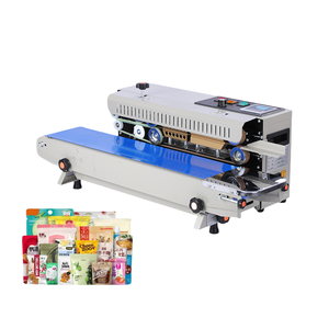 Machines de scellage thermique de type table, scelleuses automatiques à impulsion, scelleuses électroniques pour sacs en nylon, plastique et aluminium - Product Image 5