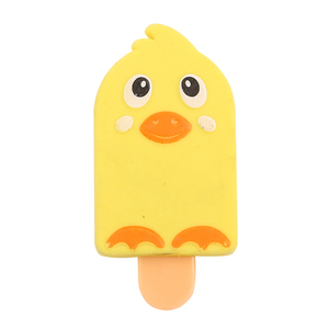 Promozionale simpatico maiale, rana, forma di pulcino ghiacciolo gomma per ghiacciolo 3D stazionario profumo animale con disegno stampato - Product Image 5