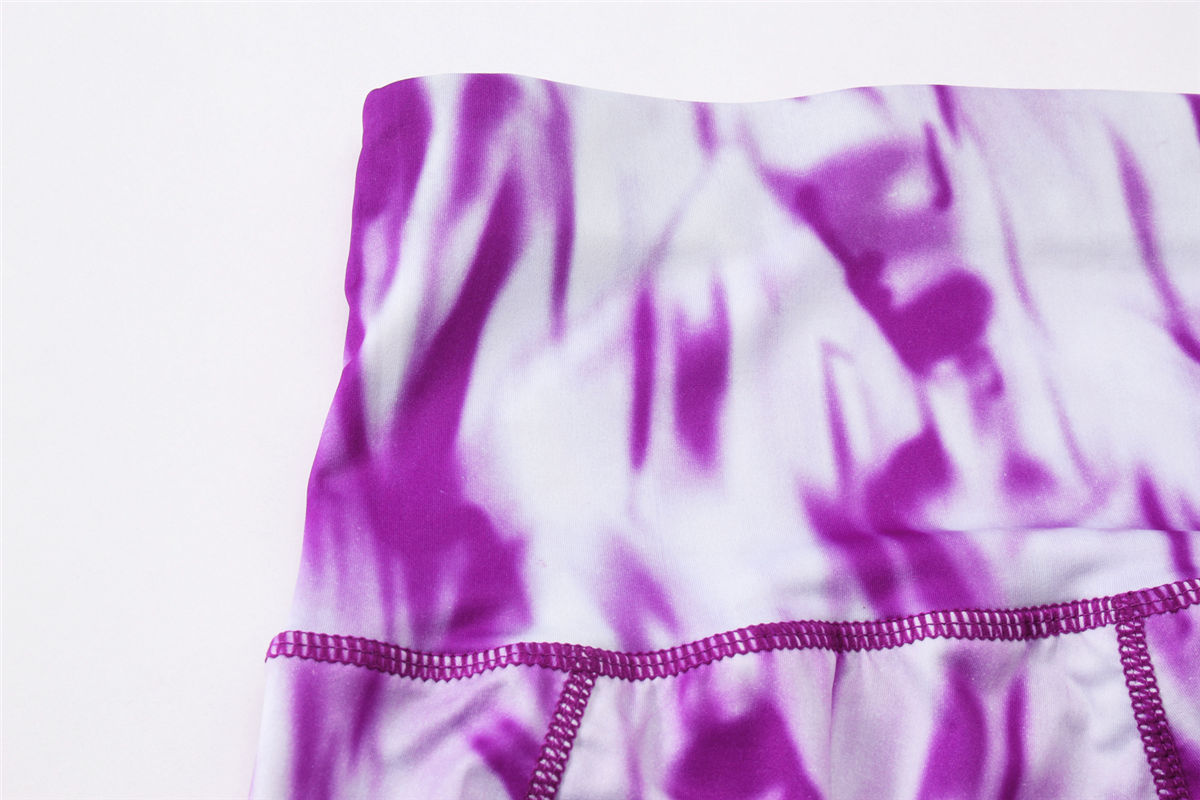 Custom leggings butt lifting tie dye soft workout leggings