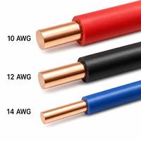 Fil de construction monobrin en cuivre massif isolé PVC 450/750V 60227 IEC 01 BV, non gainé, pour câblage industriel et domestique