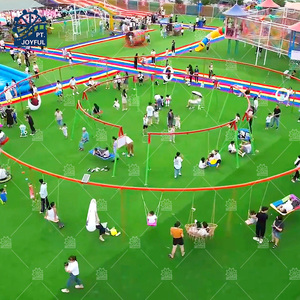 Terrain de jeux extérieur pour enfants, équipement de parc d'attractions, ensemble de balançoire pour enfants - Product Image 5