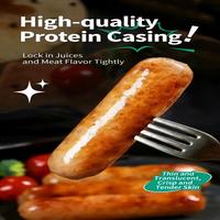 Yin Ji Volcanic Stone Grilled Roasted Pork Sausage -18C Frozen Storage 1 Year Shelf Life Salty Flavor Instant Food