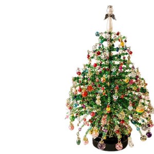 Cross Border Innovative Cute New DIY Beaded Christmas <b>Tree</b> Handmade Bead Christmas <b>Tree</b> Set Holiday Party Decoration - Product Image 5
