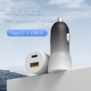 Gradiente al por mayor para carga rápida de color 3,0 puerto dual A + C 3.1A adaptador de cargador de coche Universal para ordenador portátil eléctrico OTP OVP <span class=keywords><strong>Facto</strong></span> - Product Image 2