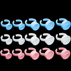 Coupelles jetables pour pigments PMU, 100 pièces, supports de colle pour cils, microblading des sourcils et tatouage - Product Image 2