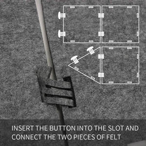 Felt House al coperto e Tunnel gattino annoiato giocattoli per animali domestici in feltro per animali domestici Cave Cubby per gatti e cani di piccola taglia - Product Image 4