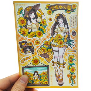 Handmade Dễ Thương Phim Hoạt Hình Linh Vật Chết Cắt Dán Vinyl Anime Hôn Tường Trang Trí Nội Thất Cho Trẻ Em Của Sách Đồ Chơi Bảng Hàng Đầu Bao Bì Nhãn - Product Image 5