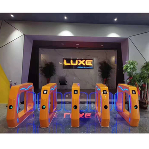 بوابة دوارة أوتوماتيكية للتحكم في الدخول مع معدل تعرف عالٍ للوجه، مصنوعة من الفولاذ المقاوم للصدأ، مضادة للدخول غير المصرح به، مناسبة للصالات الرياضية - Product Image 4