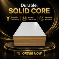 Panneau en fibre de bois MDF plaqué bois, résistant à l'humidité, qualité E1, 3 mm, pour meubles et décoration murale