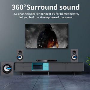 Kit audio domestique CKD SKD, système multimédia pour ordinateurs, haut-parleurs RGB 2.1 avec caisson de basses, système de cinéma maison, haut-parleur BT, haut-parleurs de basses - Product Image 3
