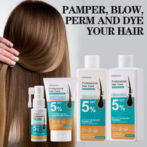 KORMESIC Wholesale OEM Keratin Hair Growth Hair Care Set Nourishing Moisturizing Repair Refreshing Smooth Hair Growth Products - Product Image 2