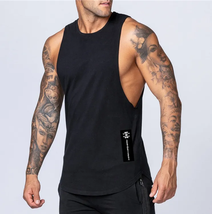 Mens Sport Wear Workout Clothes Fitness Custom Tank Top Men For Gym Activewear Men's Vests