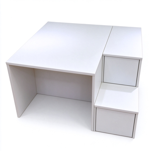 Plateforme surélevée personnalisée pour pédicure avec armoire de rangement, station de pédicure pour salon de manucure, base de chaise de pédicure - Product Image 3
