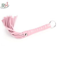 Jouets coquins exotiques : Petites fouettes en cuir à pompons pour fétichisme, fessées, BDSM, bondage, fouet de dressage et jeux pour adultes