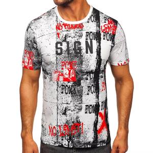 T-shirts pour hommes en coton 100% avec logo personnalisé, sublimation, coupe décontractée, à vendre à bas prix - Product Image 1