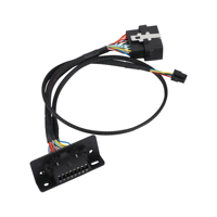 Lecteur de code OBD noir OEM ODM 16PIN 12V 24V Connecteur Splitter Y Câble pour véhicules OBDII et OBD2