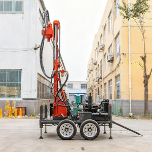 อุปกรณ์ขุดเจาะบ่อน้ำระบบไฮดรอลิกขนาด100ม. 200ม. 300ม. แท่นขุดเจาะทำเหมืองพร้อมปั๊ม - Product Image 6