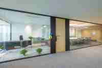 Cloison de séparation modulaire en verre trempé sans cadre, simple et double vitrage, avec profilés en aluminium, pour bureaux et écoles – Design moderne et pliable