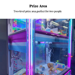 Çok satan oyuncak Catcher ödül Arcade oyunu sikke işletilen pençeli vinç makine ticari 2 oyuncu küçük Mini pençe makinesi - Product Image 6