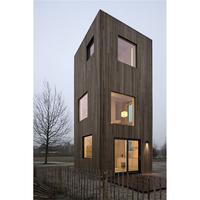 Kit de maison préfabriquée de luxe modulaire, style moderne et économique, en bois, pour villa, hôtel, maisonnette de vacances ou chalet