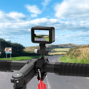 Pince de montage de caméra de <span class=keywords><strong>guidon</strong></span> de vélo de moto professionnelle pince à dégagement rapide à rotule à 360 ° pour <span class=keywords><strong>GoPro</strong></span> pour DJI pour téléphone Insta360 - Product Image 6