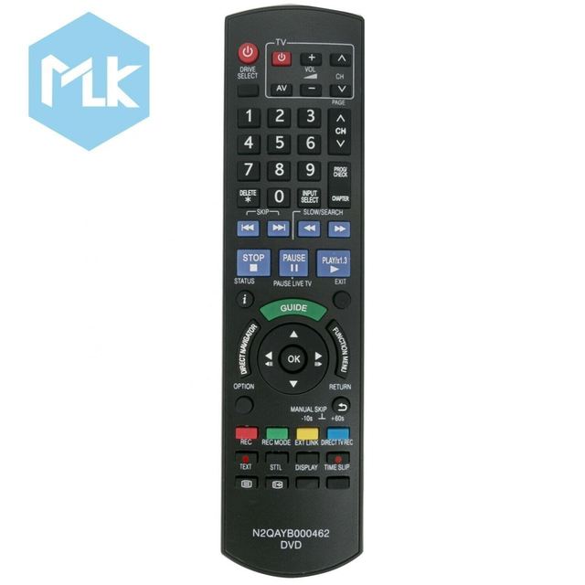 MLK Replaced N2QAYB000462 DVD Recorder Remote Control