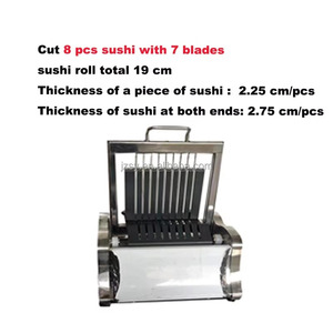 Máquina Manual para Cortar Rollos de <span class=keywords><strong>Sushi</strong></span>, Cortadora de Frutas, Cortadora de Alimentos Blandos, Cortadora de Queso, Cortadora de Algas Marinas, Cortadora de <span class=keywords><strong>Sushi</strong></span> - Product Image 5