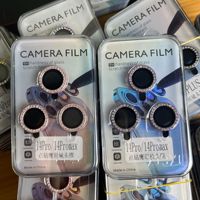 Protecteur d'objectif de caméra Mini Diamond Camera Metal Ring Glass pour Tecno Spark 20/20C/GO 2024 Spark 10 PRO Spark 20 PRO Camon 30