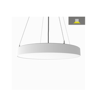 Lámpara de Techo LED Redonda de 60 cm y 70 cm de Diámetro, Lámpara Colgante LED Redonda y Plana para Dormitorio