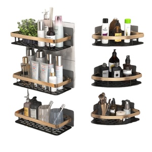 Organisateur d'angle adhésif moderne pour cuisine et salle de bain, étagère de douche pour salles de bain et cuisines - Product Image 4