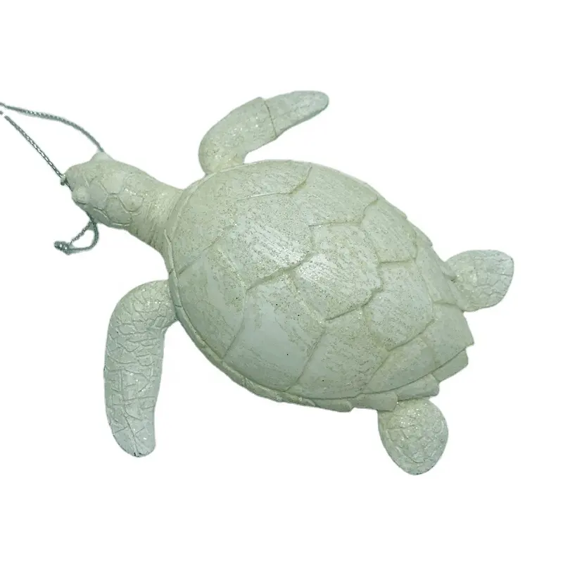 Individuelle Schildkrötenfigur realistische Heimdekoration Meerestiere Seeschildkröten Harz-Schmuck