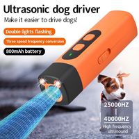 Répulsif à ultrasons pour chiens, haute puissance, portable, avec lumière LED clignotante, chasseur de chiens, autodéfense, gadget anti-aboiement pour extérieur