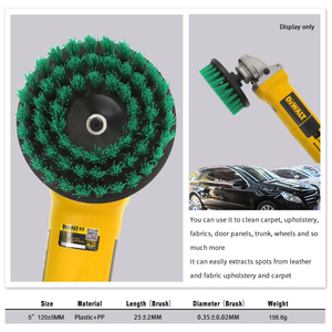 Cepillos de Limpieza Eléctricos de 5 Pulgadas, Cepillo para Detallado de Autos, Cepillo Eléctrico para Lavado de Autos, Cepillos para Limpieza y Pulido de Autos, Cocina y Hogar - Product Image 5