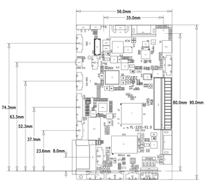 Scheda Video FHD Android con Interfaccia Mipi per Controllo Display <span class=keywords><strong>LCD</strong></span>, Accessorio Scheda Driver - Product Image 3