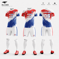 Uniformes de Fútbol Personalizados para Equipos, Conjunto de Fútbol para Adultos, Venta al Por Mayor, Sublimación, Malla de Poliéster, Camiseta de Secado Rápido, Proveedor, Fábrica