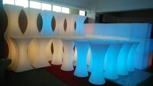 8.23 étanche led illuminer pot de fleur rougeoyant éclairage extérieur pots de fleurs led décoration LED pots de fleurs - Product Image 5