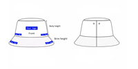 Sombrero de pescador colorido Unisex para hombre y mujer, gorra de pescador de algodón liso para viajes al aire libre, senderismo, playa, logotipo personalizado, sombrero de sol de verano