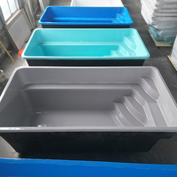 Piscine/Spa de Nage Extérieur en Fibre de Verre Taille Familiale, Coque de Conception Personnalisée, Installation Hors Sol ou Enterrée, pour la Vente