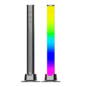 RGB ses aktive Pickup ritim ışık yaratıcı renkli ses kontrolü ortam ışığı 32 Bit müzik ses ışık çubuğu