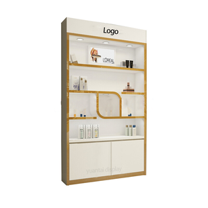 Custom Cosmetic Shelves Display Cabinet Beauty Products Shop Shelf Showcase Cosmetics Display Stand