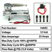 Pompe à air pour pneus de voiture 12V haute puissance 200psi, accessoires de voiture, compresseur d'air portable, argent