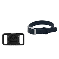 Traceur GPS pour animaux de compagnie Shield Hound Apple IOS 4G, étanche IP67, en plastique, intelligent, type AirTag, autonomie de plus de 20 heures, mini-collier, kit de voyage