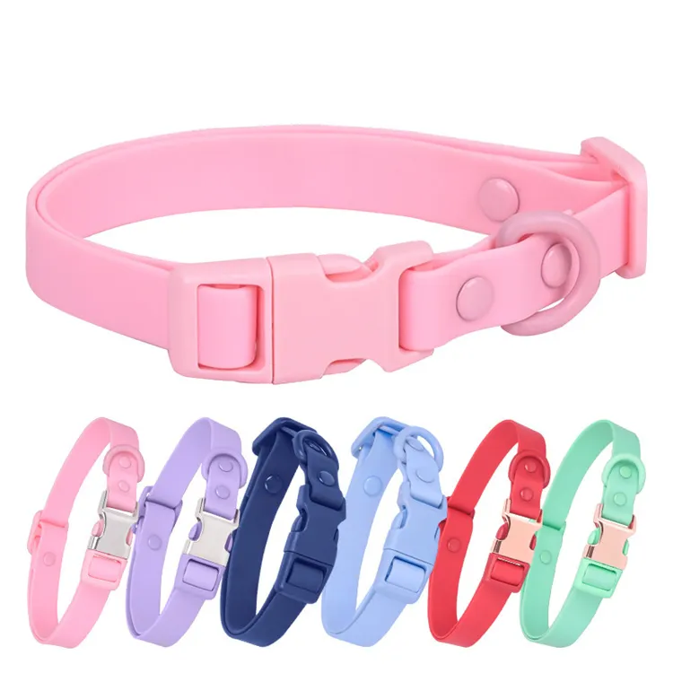 Manufacturer Wholesale Custom Color Premium Waterproof Dog Collar PVC Dog Collar