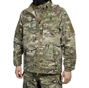 ชุดเกราะยุทธวิธีลายพราง DF ชุดสามชิ้น ชุดป้องกันความอบอุ่นผสมผ้าฝ้ายระบายอากาศแห้งเร็วสำหรับผู้ชาย - Product Image 4