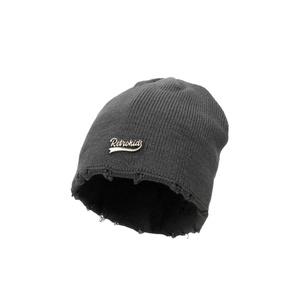 Wholesale Custom Metal logo Embroidery logo Worn-out <b>Winter</b> Hat Knitted Beanie Watch <b>Cap</b> - Product Image 3
